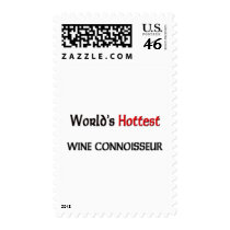 World's Hottest Wine Connoisseur postage