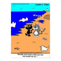World's Largest Litter Box Funny Art Posters posters