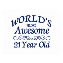 World's Most Awesome 21 Year Old Postcards