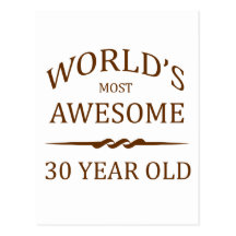 World's Most Awesome 30 Year Old Postcard