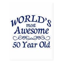 World's Most Awesome 50 Year Old Post Card