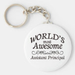 World's Most Awesome Assistant Principal Key Chains