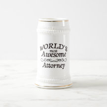 World's Most Awesome Attorney Mug