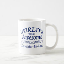 World's Most Awesome Daughter-In-Law mugs