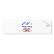 World's Most Awesome Elementary School Teacher Bumper Stickers
