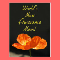World's Most Awesome Mother postcards