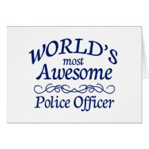 World's Most Awesome Police Officer Cards