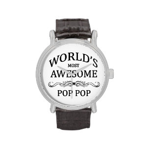 World's Most Awesome Pop Pop Wristwatch