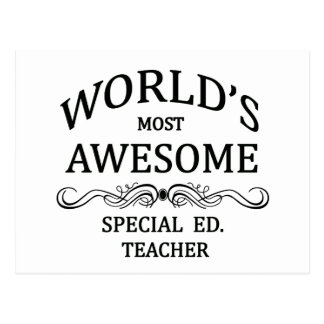 teacher awesome gifts postcard ed special most