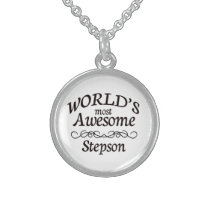 World's Most Awesome Stepson necklaces