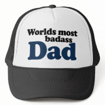 Worlds Most Badass Dad Mesh Hat