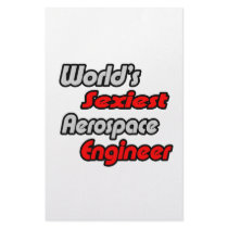 World's Sexiest Aerospace Engineer Stationery