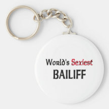 World's Sexiest Bailiff Keychain