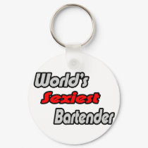World's Sexiest Bartender keychains