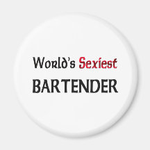 World's Sexiest Bartender Magnets