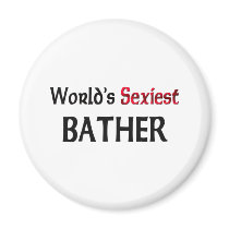 World's Sexiest Bather Refrigerator Magnet