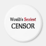 World's Sexiest Censor Refrigerator Magnets