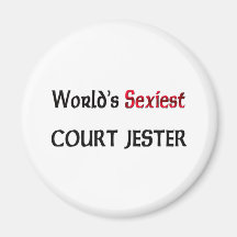 World's Sexiest Court Jester Fridge Magnet