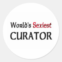 World's Sexiest Curator Sticker