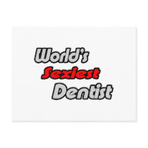 World's Sexiest Dentist postcards