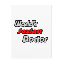 World's Sexiest Doctor postcards