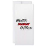 World's Sexiest Editor rack cards