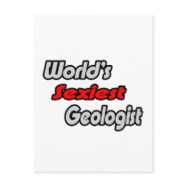 World's Sexiest Geologist postcards