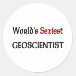 World's Sexiest Geoscientist Round Sticker