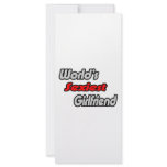 World's Sexiest Girlfriend Rack Card Template
