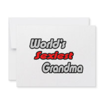 World's Sexiest Grandma invitations