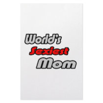 World's Sexiest Mom stationery by Proud_Mom_Shirts World's Sexiest Mom stationery