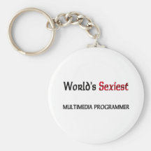 World's Sexiest Multimedia Programmer Key Chains
