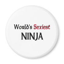 World's Sexiest Ninja Fridge Magnets
