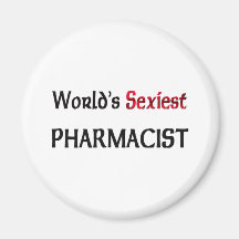 World's Sexiest Pharmacist Fridge Magnets