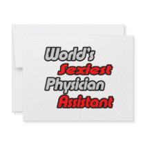 World's Sexiest Physician Assistant Invitations