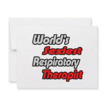 World's Sexiest Respiratory Therapist Personalized Announcements