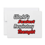 World's Sexiest Respiratory Therapist Personalized Announcements