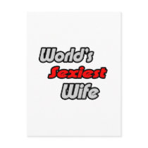 World's Sexiest Wife postcards