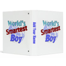 Worlds Smartest Boy binders