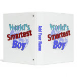 Worlds Smartest Boy binders