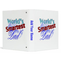 Worlds Smartest Dad binders
