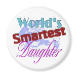 World's Smartest Daughter magnets