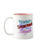 World's Smartest Daughter mugs