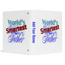 Worlds Smartest Father binders