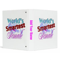 Worlds Smartest Female binders