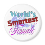 Worlds Smartest Female magnets