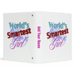 Worlds Smartest Girl binders