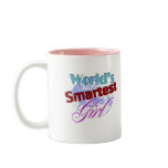 World's Smartest Girl mugs