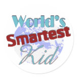 Worlds Smartest Kid stickers