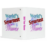Worlds Smartest Woman binders